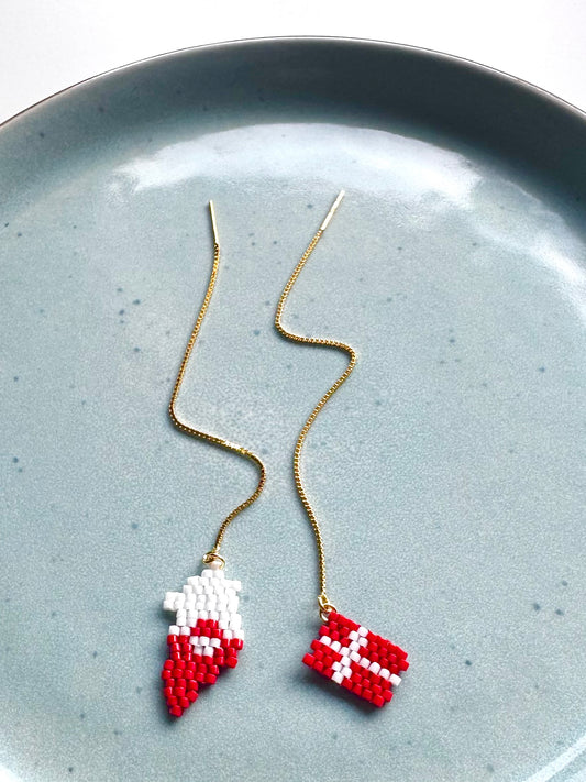 Flag Grønland & Danmark